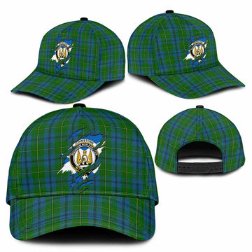 Johnstone (Johnston) Tartan Classic Cap with Family Crest In Me Style