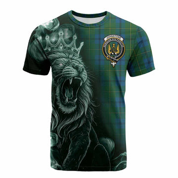 Johnstone (Johnston) Tartan Cotton T-shirt Roaring Lion Heritage