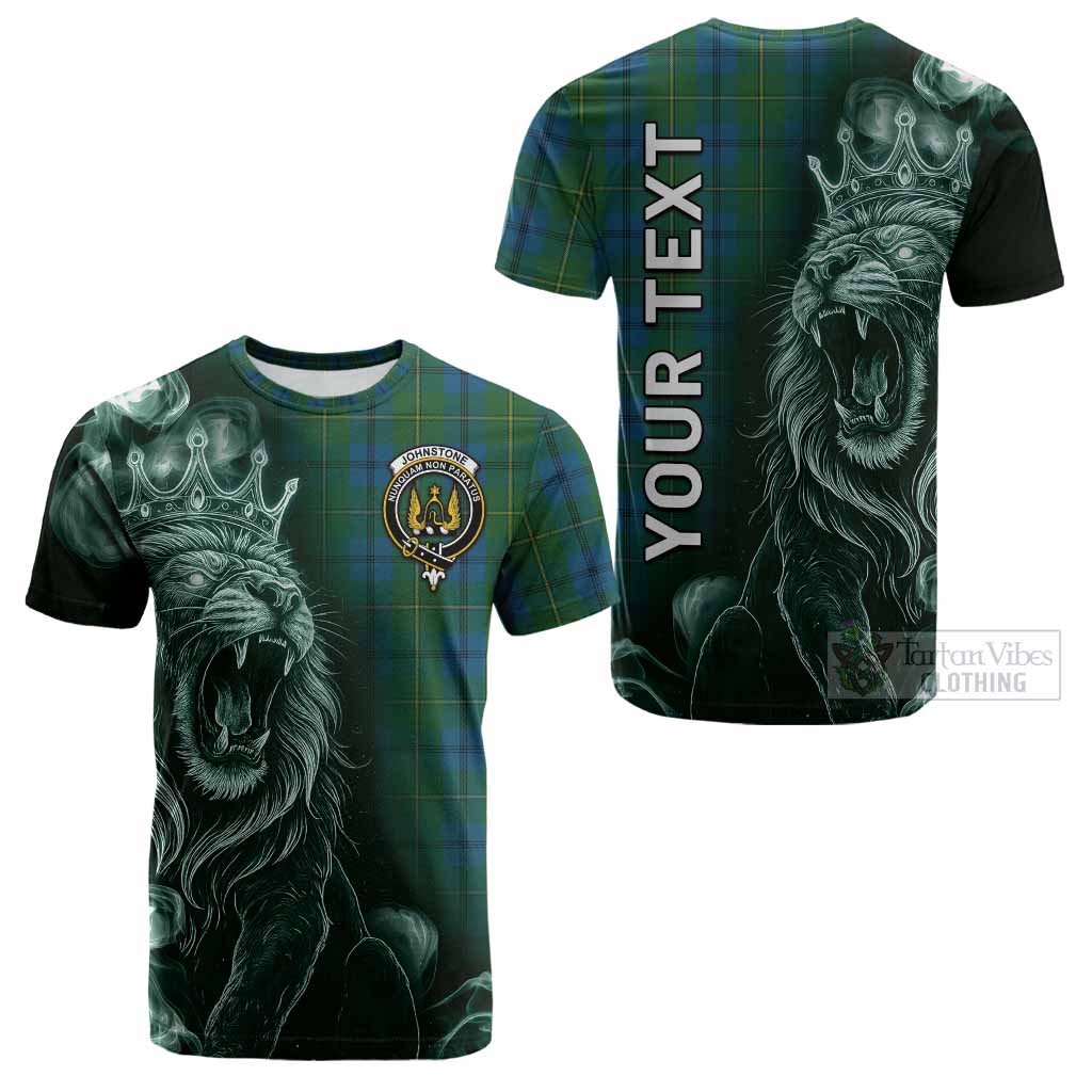 Johnstone (Johnston) Tartan Cotton T-shirt Roaring Lion Heritage