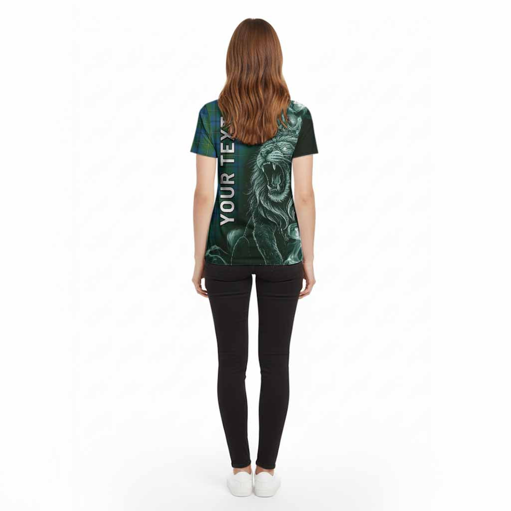 Johnstone (Johnston) Tartan Cotton T-shirt Roaring Lion Heritage