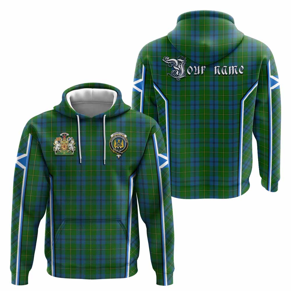 Johnstone (Johnston) Tartan Crest Hoodie Scotland Coat of Arm Flag Style - Tartan Vibes Clothing