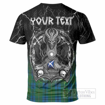 Johnstone (Johnston) Tartan Crest T-Shirt Celtic Odin's Raven Legacy