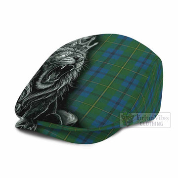 Johnstone (Johnston) Tartan Flat Cap, Jeff Cap Roaring Lion Heritage