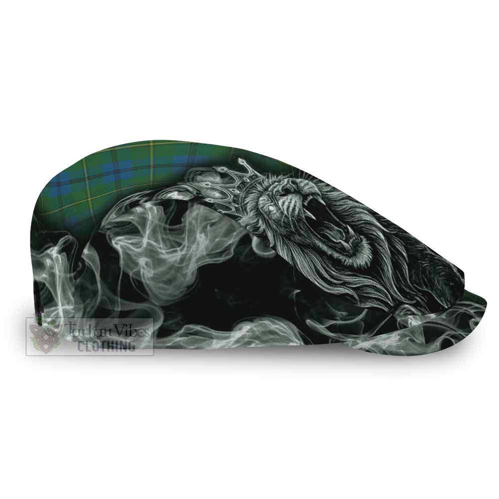 Johnstone (Johnston) Tartan Flat Cap, Jeff Cap Roaring Lion Heritage