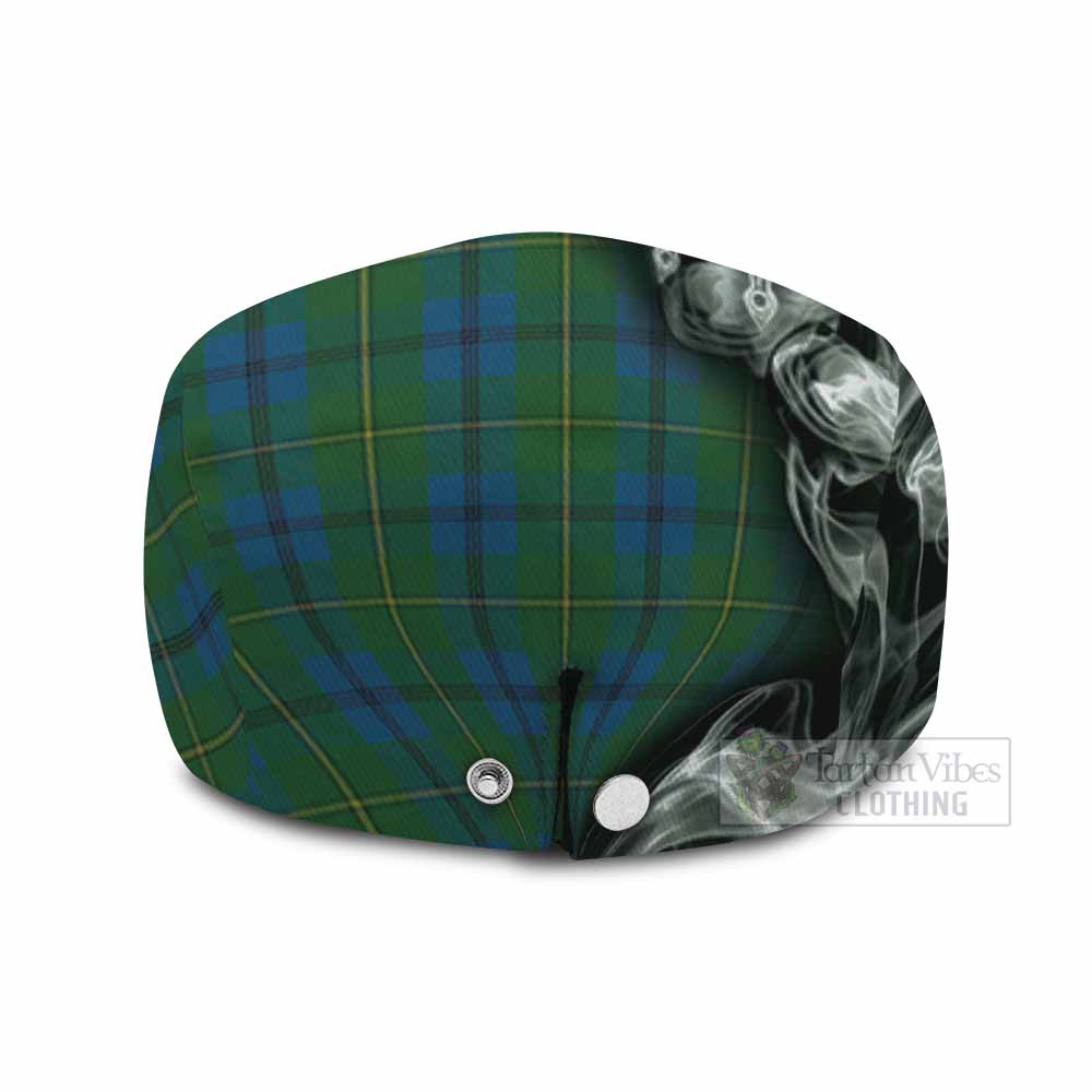 Johnstone (Johnston) Tartan Flat Cap, Jeff Cap Roaring Lion Heritage