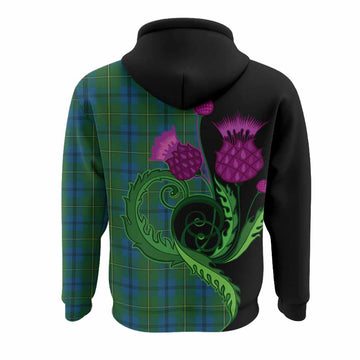 Johnstone (Johnston) Tartan Hoodie Traditional Scottish Thistle