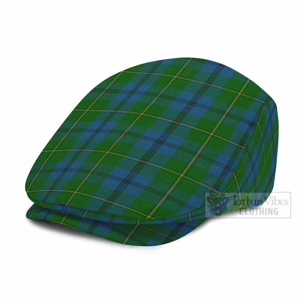 Johnstone (Johnston) Tartan Jeff Cap, Tartan Flat Cap