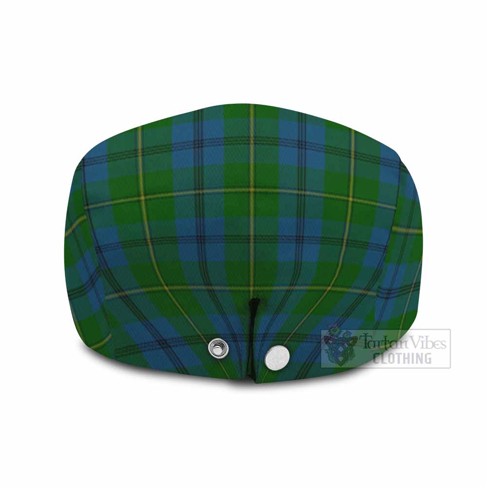 Johnstone (Johnston) Tartan Jeff Cap, Tartan Flat Cap