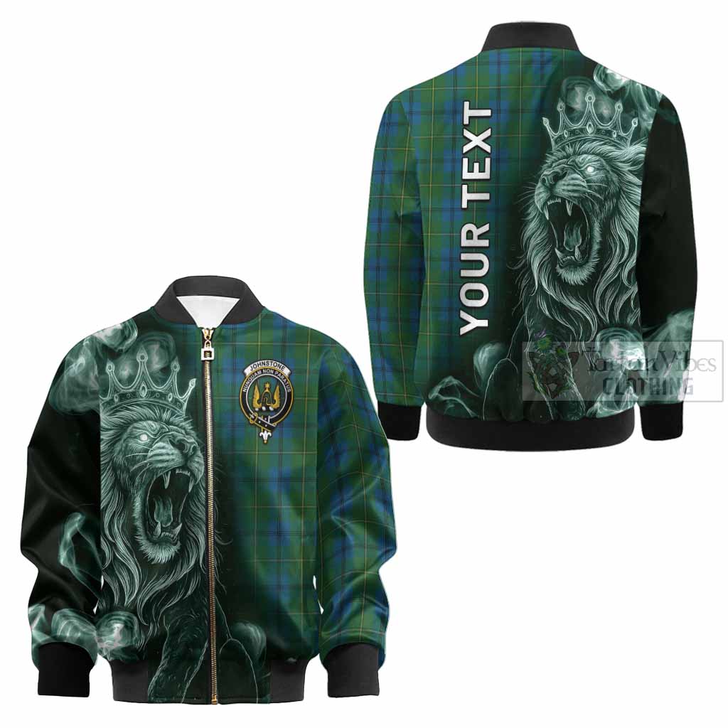 Johnstone (Johnston) Tartan Kid Bomber Jacket Roaring Lion Heritage