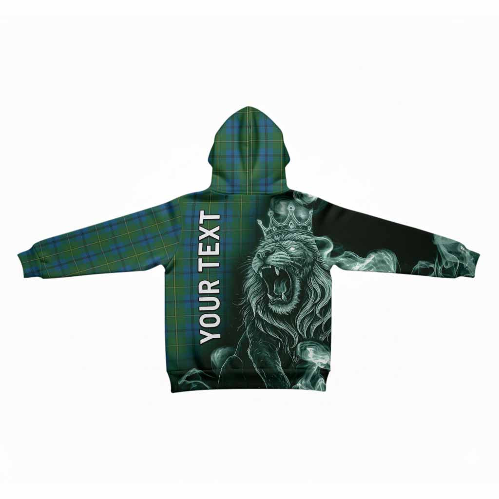 Johnstone (Johnston) Tartan Kid Hoodie Roaring Lion Heritage