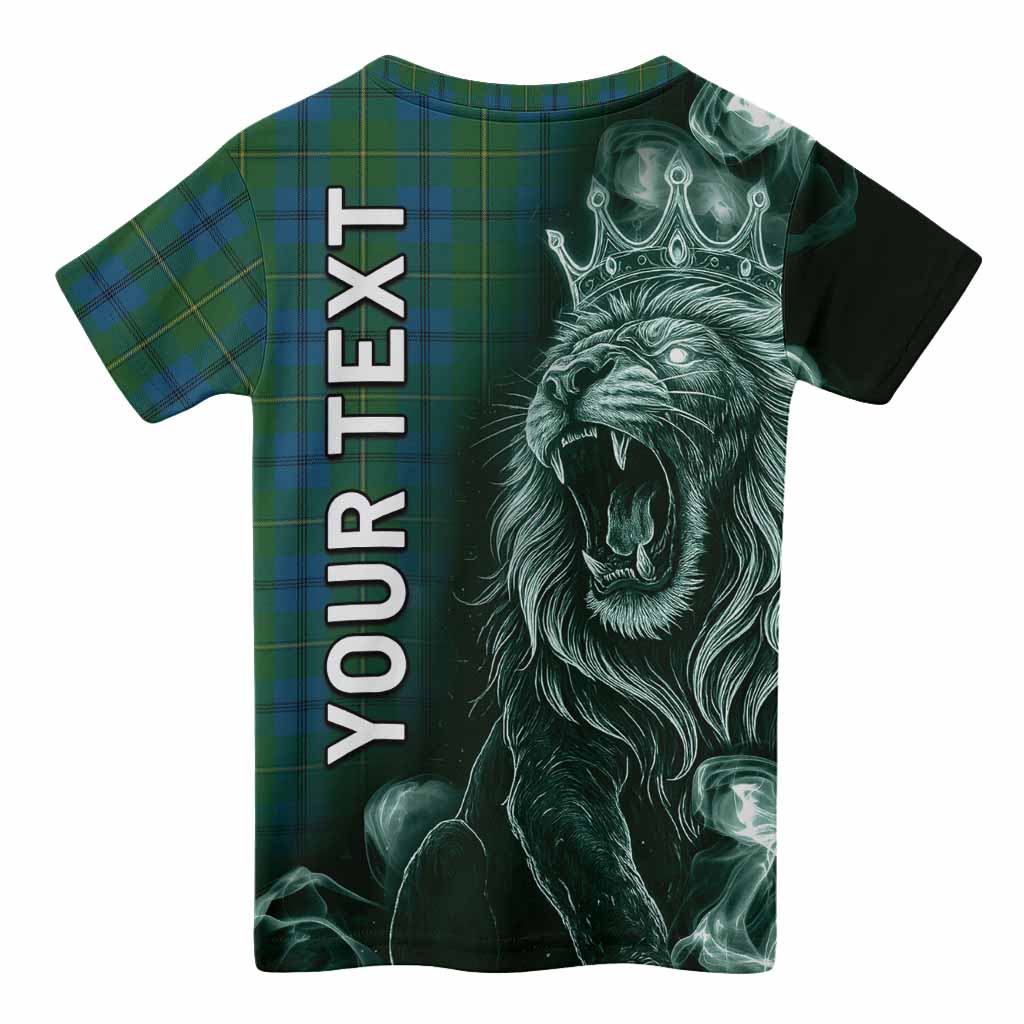 Johnstone (Johnston) Tartan Kid T-shirt Roaring Lion Heritage
