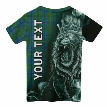 Johnstone (Johnston) Tartan Kid T-shirt Roaring Lion Heritage
