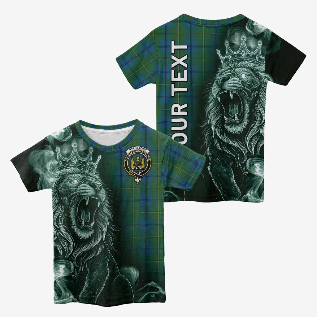 Johnstone (Johnston) Tartan Kid T-shirt Roaring Lion Heritage