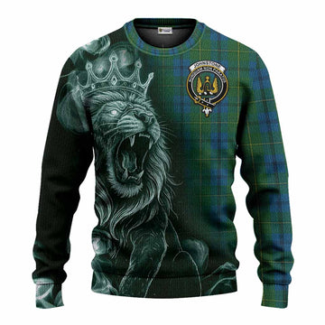 Johnstone (Johnston) Tartan Knitted Sweater Roaring Lion Heritage