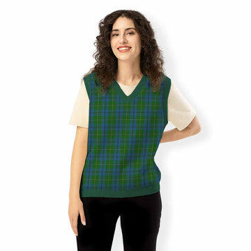 Johnstone (Johnston) Tartan Knitted V-Neck Vest