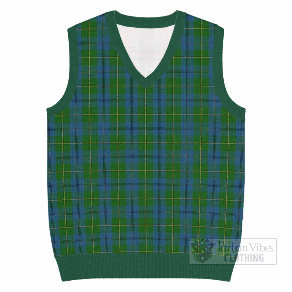 Johnstone (Johnston) Tartan Knitted V-Neck Vest - Tartan Vibes Clothing