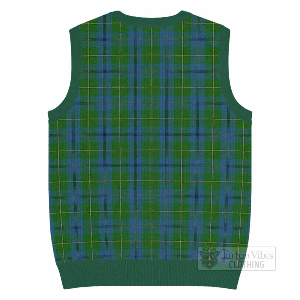 Johnstone (Johnston) Tartan Knitted V-Neck Vest - Tartan Vibes Clothing