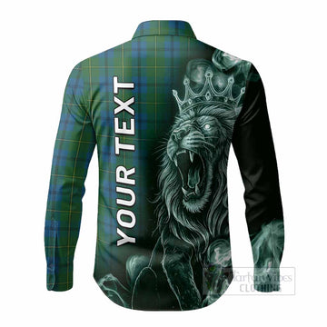 Johnstone (Johnston) Tartan Long Sleeve Button Shirts Roaring Lion Heritage