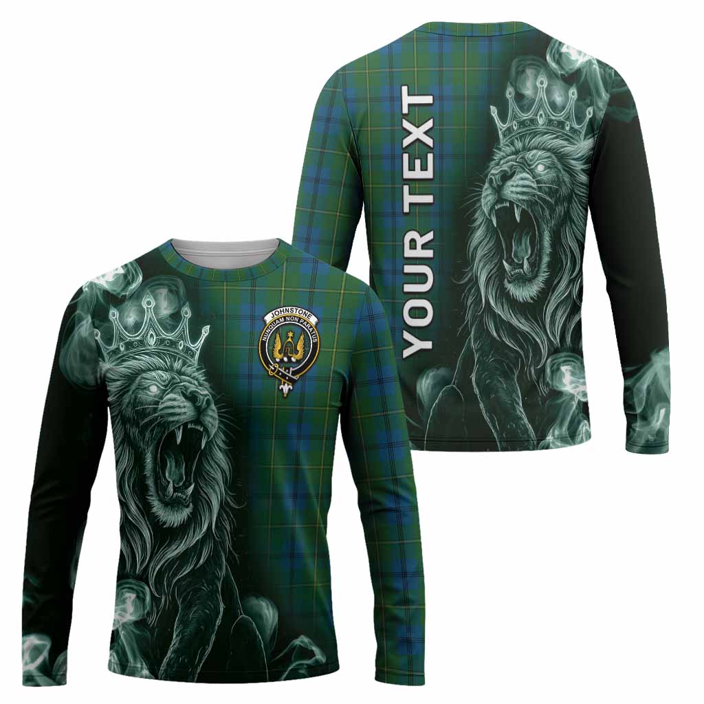 Johnstone (Johnston) Tartan Long Sleeve T-Shirt Roaring Lion Heritage