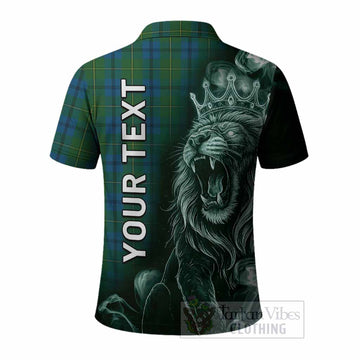 Johnstone (Johnston) Tartan Polo Shirt Roaring Lion Heritage