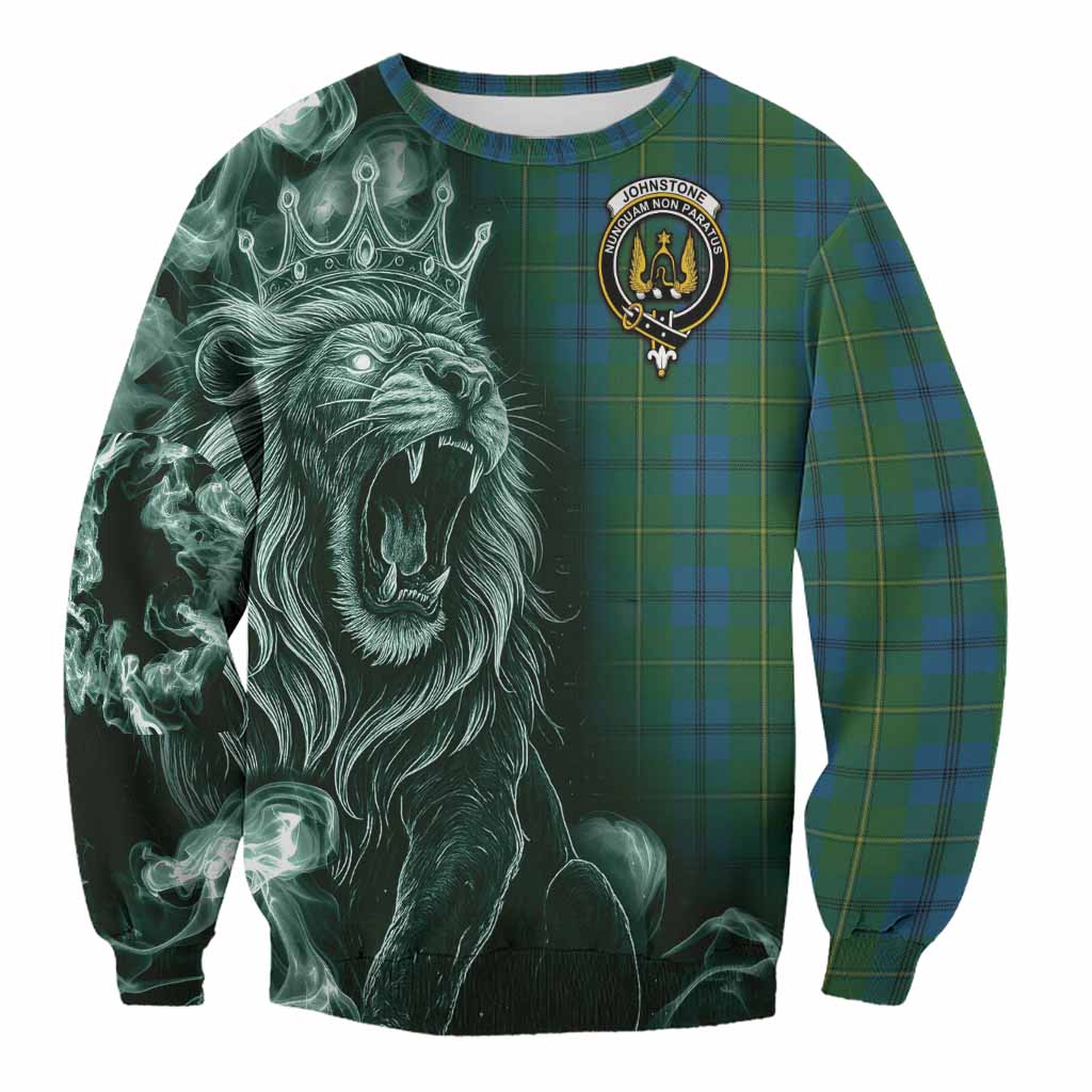 Johnstone (Johnston) Tartan Sweatshirt Roaring Lion Heritage