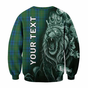 Johnstone (Johnston) Tartan Sweatshirt Roaring Lion Heritage