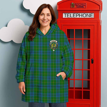 Johnstone (Johnston) Tartan Wearable Blanket with Family Crest - Tartan Vibes Clothing
