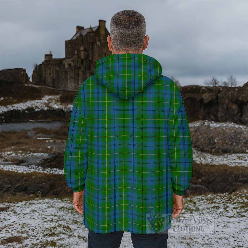Johnstone (Johnston) Tartan Wearable Blanket with Family Crest - Tartan Vibes Clothing
