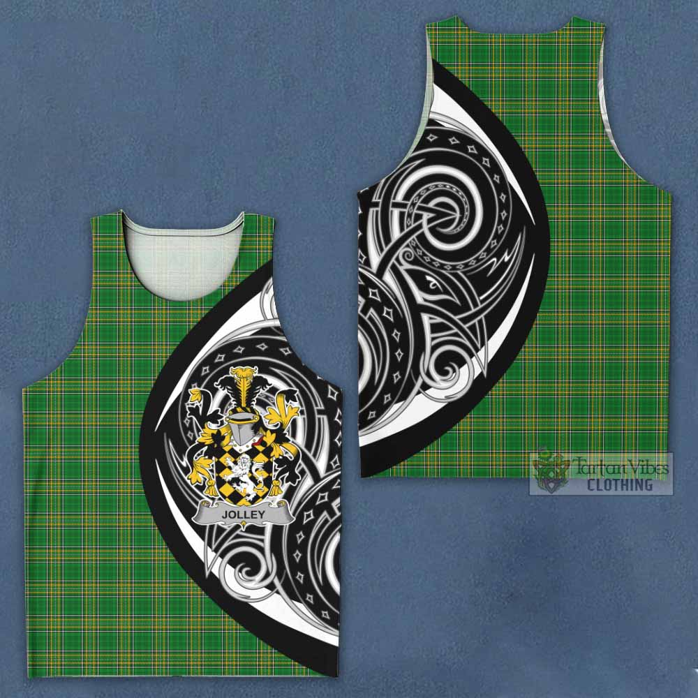 Tartan Vibes Clothing Jolley Irish Clan Men's Tank Top Celtic Circle Style