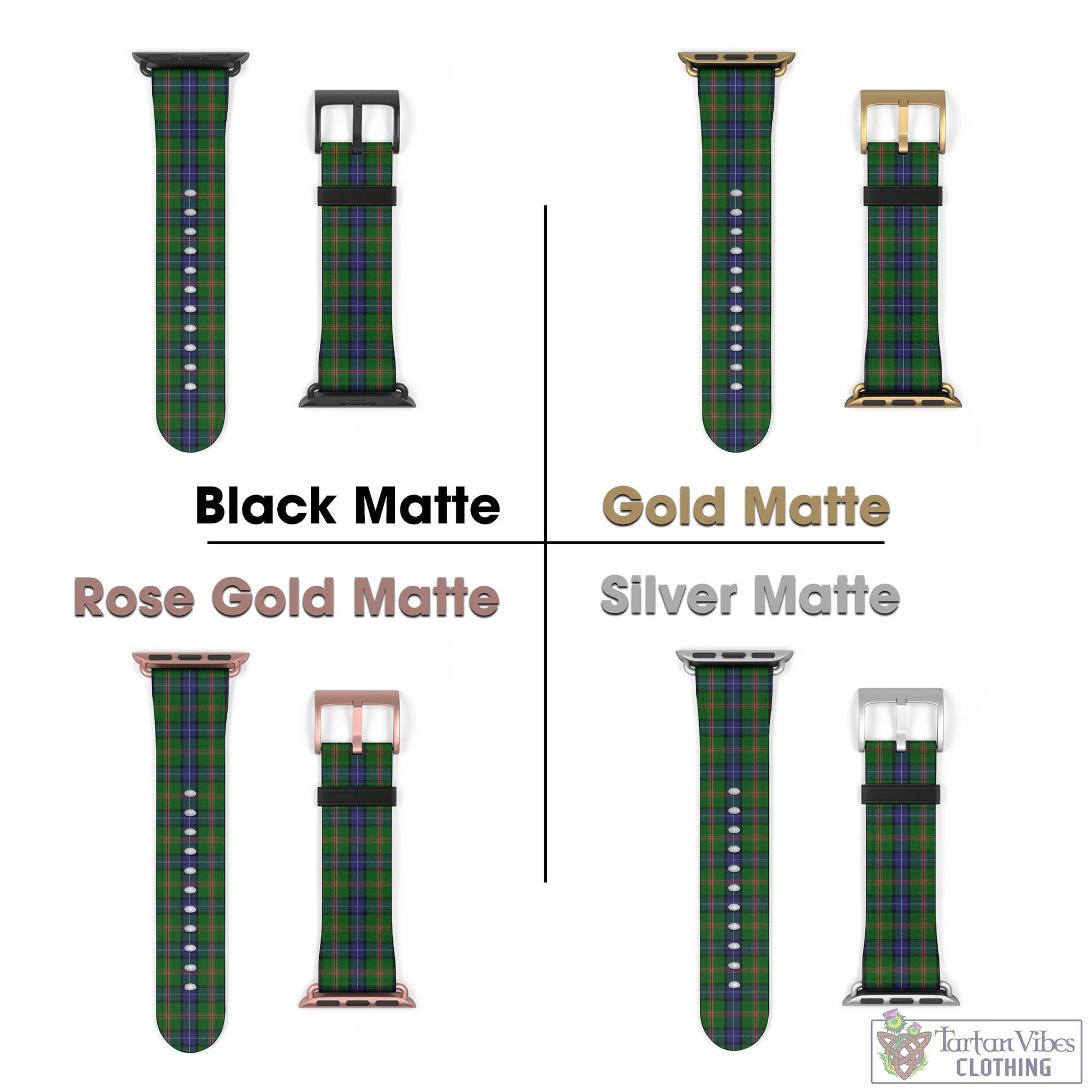 Jones Tartan Watch Band 42 - 45 mm - Tartan Vibes Clothing