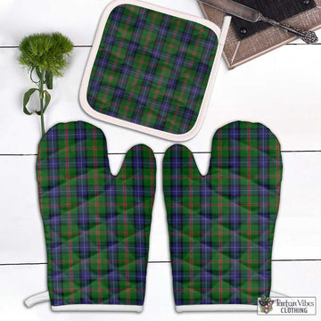 Jones Tartan Combo Oven Mitt & Pot-Holder Combo 2 Oven Mitt & 1 Pot-Holder Black - Tartan Vibes Clothing