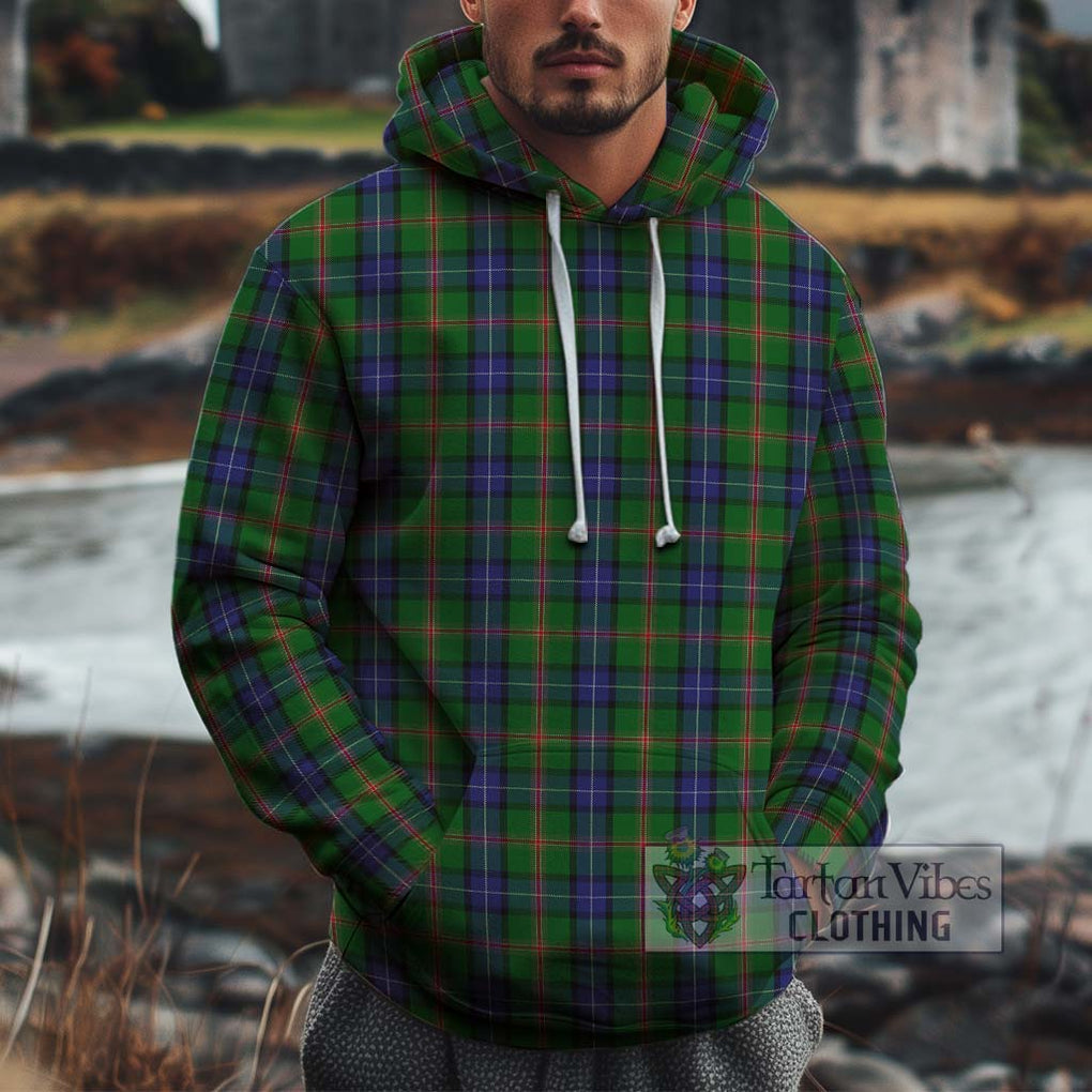 Jones Tartan Cotton Hoodie Zip Hoodie - Tartan Vibes Clothing