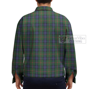 Jones Tartan Unisex Lapel Cotton Jacket - Tartan Vibes Clothing