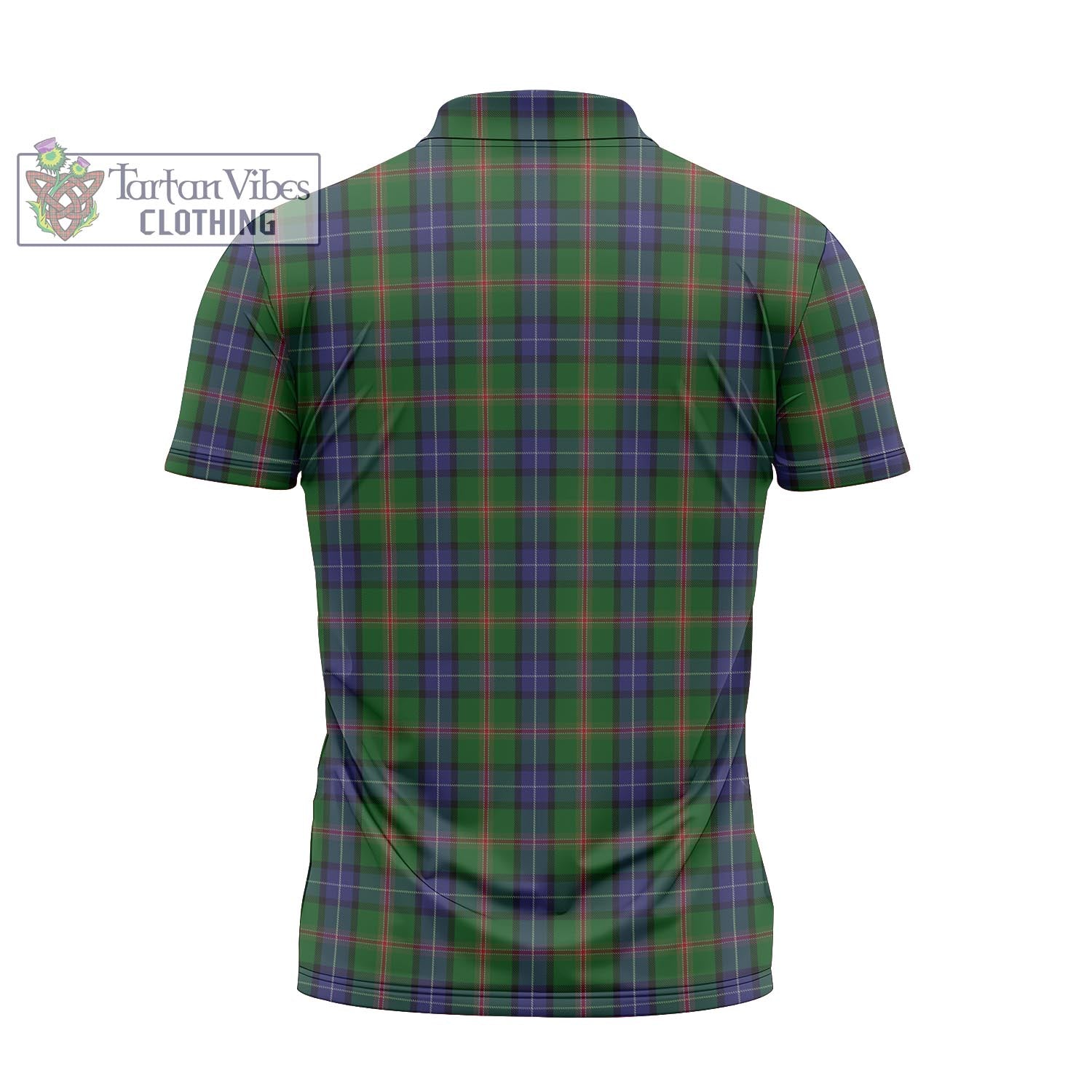Jones Tartan Zipper Polo Shirt - Tartan Vibes Clothing