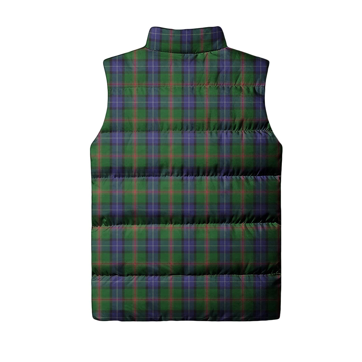 Jones Tartan Sleeveless Puffer Jacket Unisex L - Tartan Vibes Clothing