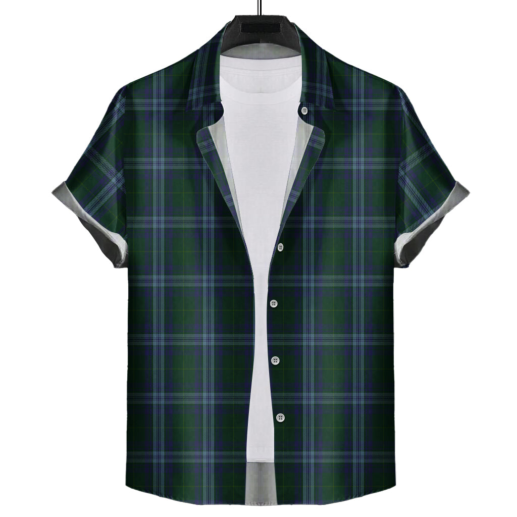 jones-of-wales-tartan-short-sleeve-button-down-shirt