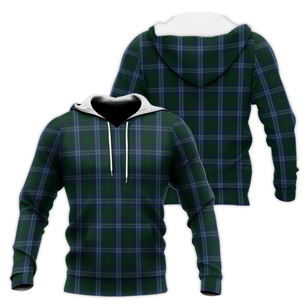 Jones of Wales Tartan Knitted Hoodie Unisex - Tartan Vibes Clothing