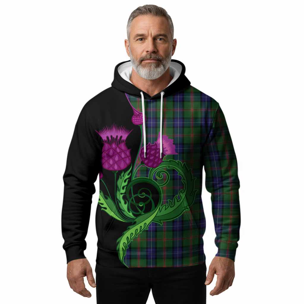 Jones Tartan Hoodie Traditional Scottish Thistle