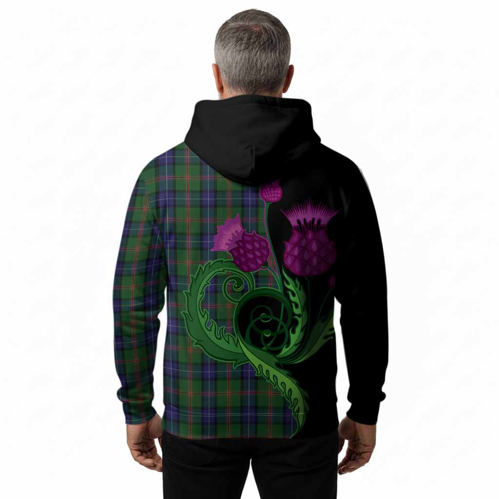 Jones Tartan Hoodie Traditional Scottish Thistle