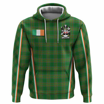 Jordan Irish Clan Coat of Arm Tartan Hoodie Flag Style