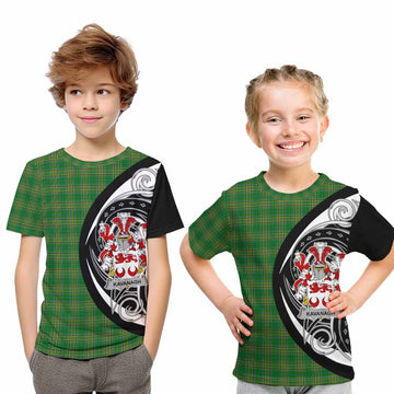 Kavanagh Irish Clan Kid T-Shirt Celtic Circle Style Youth XL Size14 - Tartan Vibes Clothing
