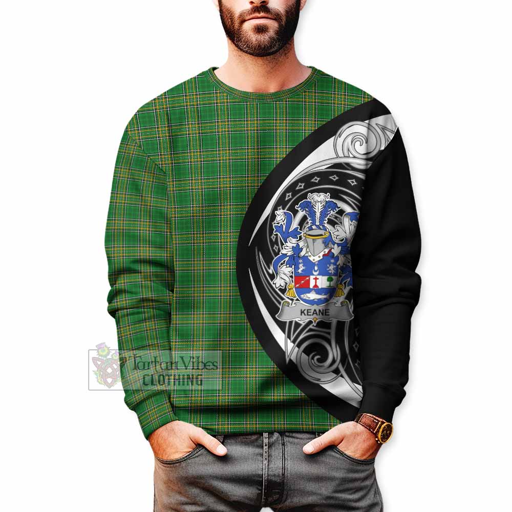 Tartan Vibes Clothing Keane Irish Clan Sweatshirt Celtic Circle Style