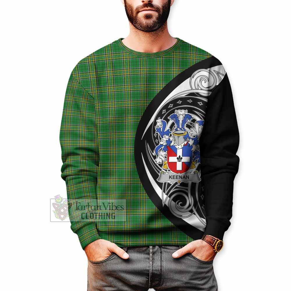Tartan Vibes Clothing Keenan Irish Clan Sweatshirt Celtic Circle Style