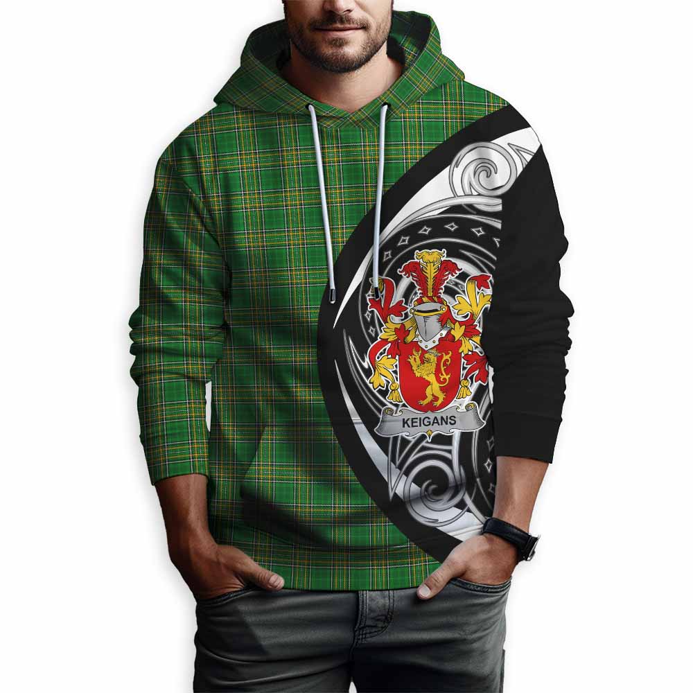 Tartan Vibes Clothing Keigans Irish Clan Hoodie Celtic Circle Style