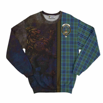 Keith Tartan Family Crest Sweatshirt Alba Gu Brath Be Brave Lion Ancient Style