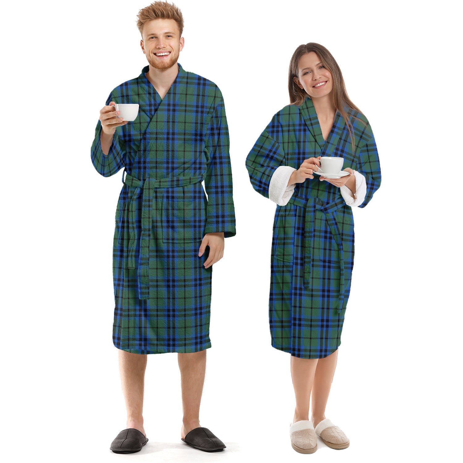 Keith Tartan Bathrobe Unisex S - Tartan Vibes Clothing