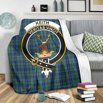Keith Tartan Blanket with Family Crest