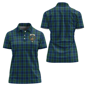 Keith Tartan Polo Shirt with Family Crest For Women
