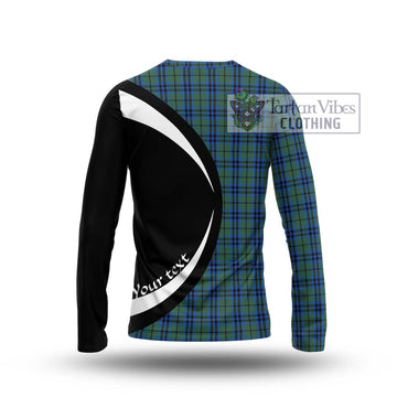 Keith Tartan Long Sleeve T-Shirt with Family Crest Circle Style - Tartan Vibes Clothing