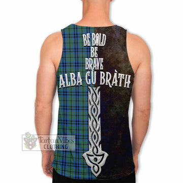 Keith Tartan Family Crest Men's Tank Top Alba Gu Brath Be Brave Lion Ancient Style